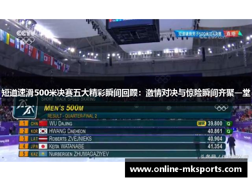 短道速滑500米决赛五大精彩瞬间回顾：激情对决与惊险瞬间齐聚一堂